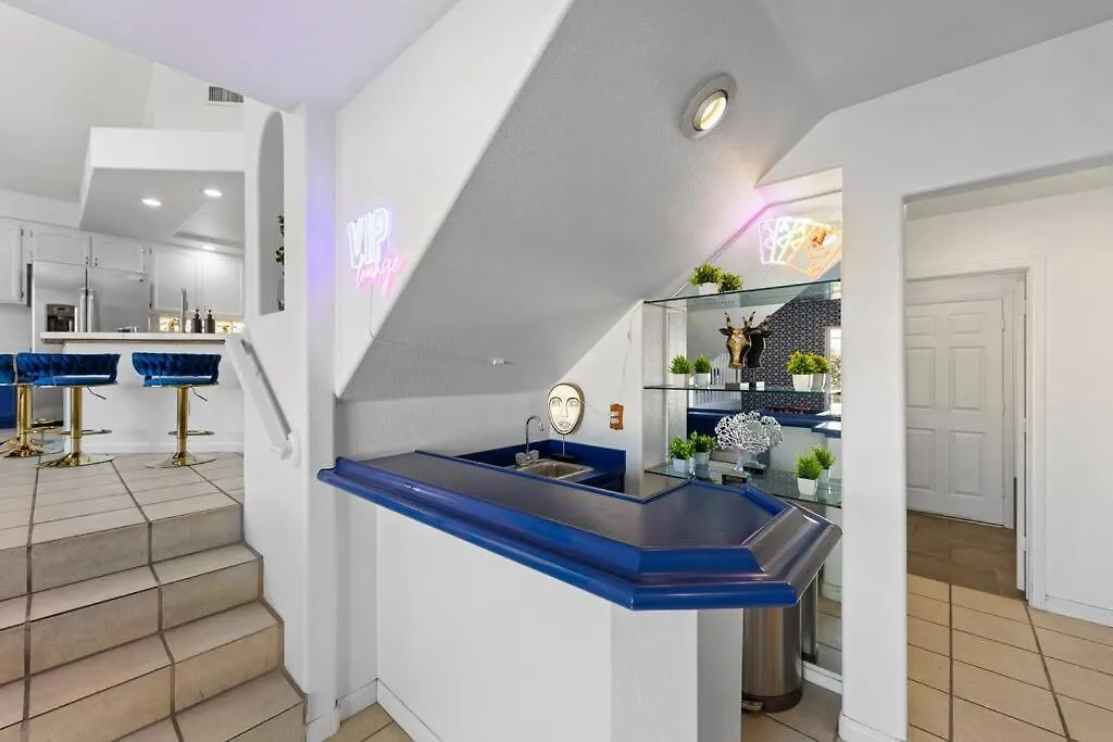 Vakantiehuis Heated Pool - Poker - 5 Min - Airport - 10-Strip Villa Las Vegas